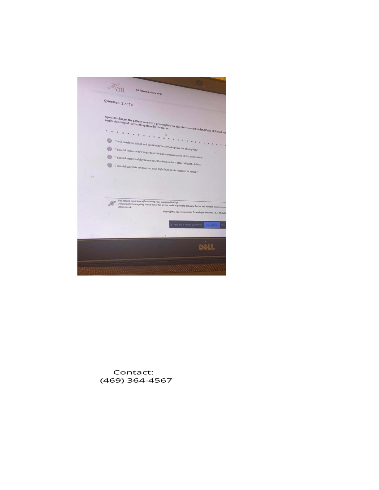 Preview image for ATI mental health proctored